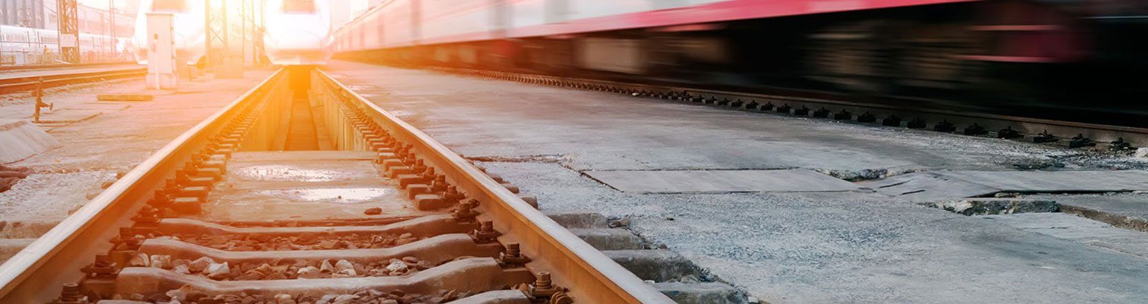 Trains pass through the San Luis Obispo Railroad