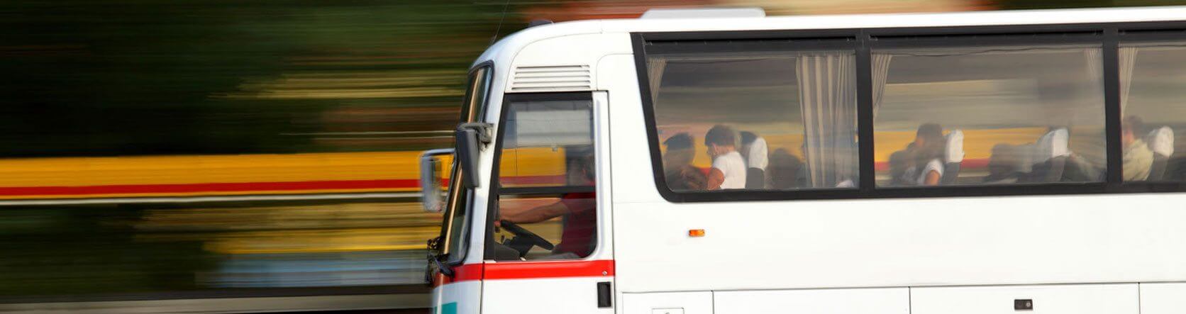 Bus travels through San Luis Obispo