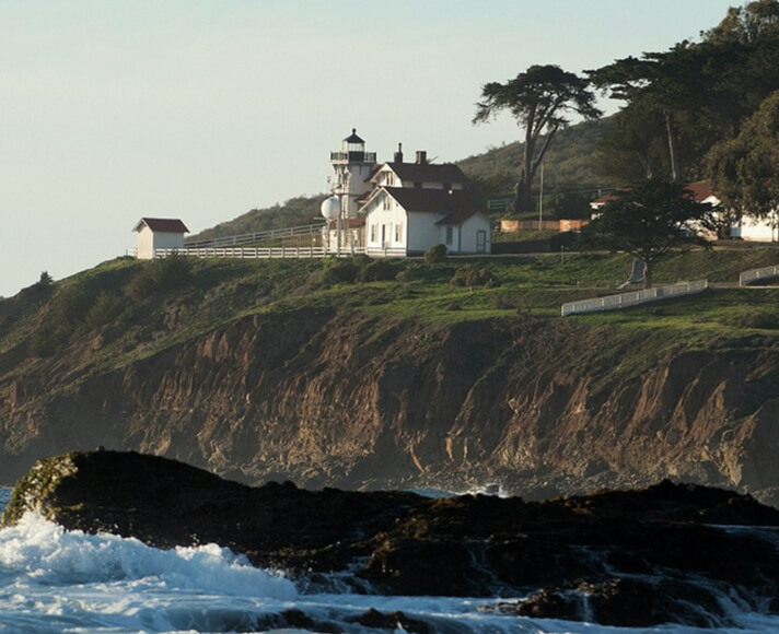 Exterior of the Point San Luis Lighthouse