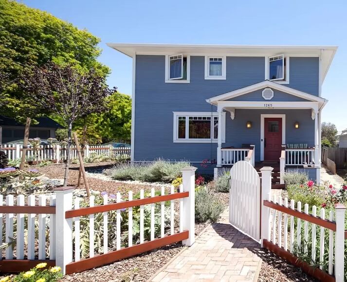 Exterior of a homestay in San Luis Obispo