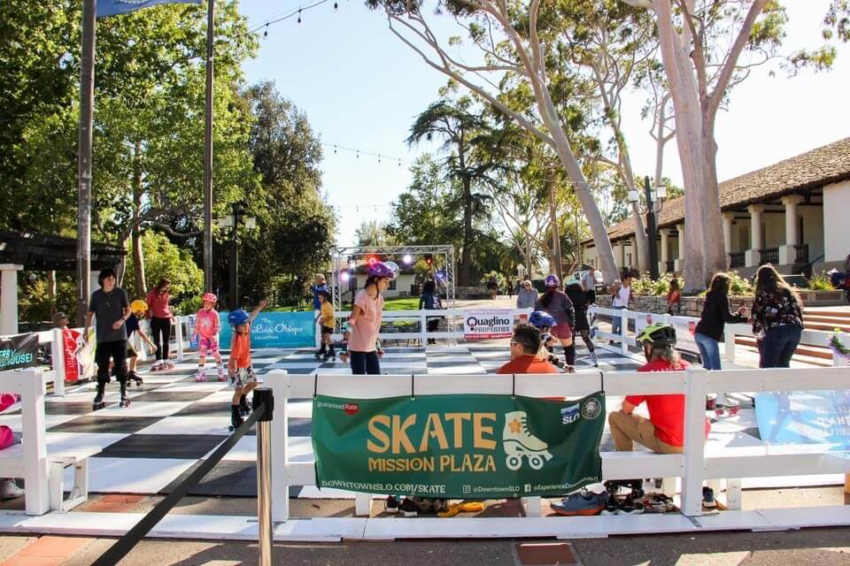 Skate Mission Plaza in San Luis Obispo, CA