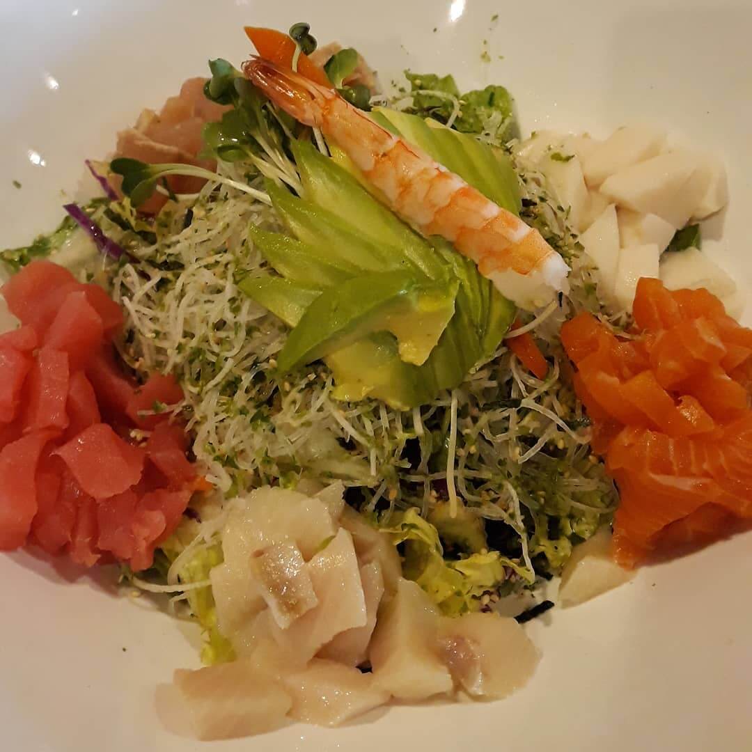 Shashimi Salad from SUSHIYA in San Luis Obispo